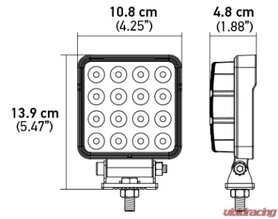 Hella WORKLIGHT VALUEFIT 4SQ 2.0 LED MV CR BP - 357106002
