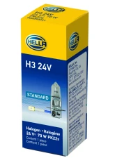 HELLA H3 24V Standard Series Halogen Light Bulb                                     - H3 24V - Image 3
