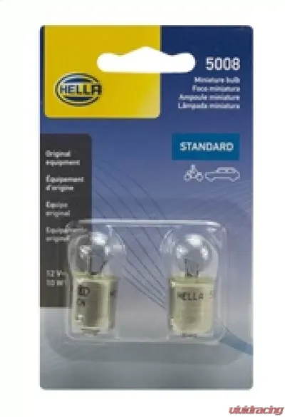 HELLA 5008TB Standard Series Incandescent Miniature Light Bulb - 5008TB