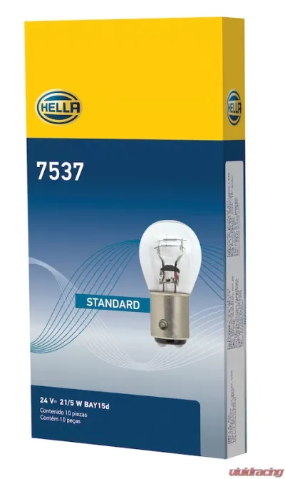 HELLA 7537 Standard Series Incandescent Miniature Light Bulb - 7537