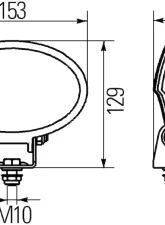 Hella WORK LAMP NA 0GR MD12-24 DT OV100    1GA                                     - 996661001 - Image 8