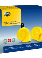 Hella HORN KIT BX YELLOW TRUMPET 12V UNIV                                     - 012010821 - Image 4
