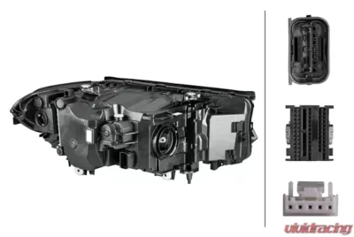 Hella HEADLAMP US A/F T BL PO KU LH MD12   1EX - 354836091