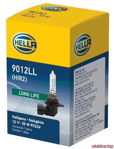 HELLA 9012LL Long Life Series Halogen Light Bulb - 9012LL