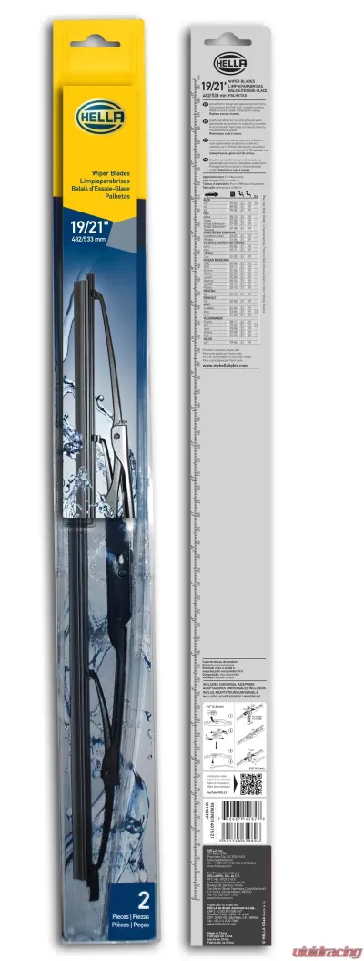 Hella WIPER BLADE 19/21 '' STANDARD PAIR - 9XW398114019/21