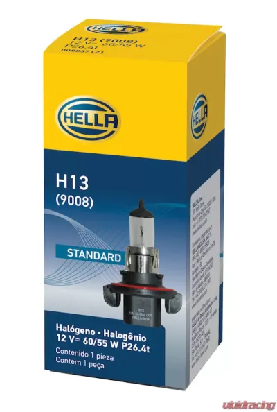 HELLA H13 Standard Series Halogen Light Bulb - H13