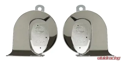 Hella HORN KIT BX CHROME TRUMPET 12V UNIV - 007728883