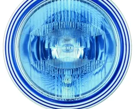 Hella Rallye 3000 Halogen Driving Lamp With Blue Lens & Position Lamp 12V (Single)