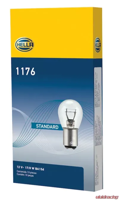 HELLA 1176 Standard Series Incandescent Miniature Light Bulb - 1176