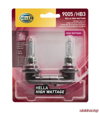 HELLA 9005 100WTB High Wattage Series Halogen Light Bulb - 9005 100WTB
