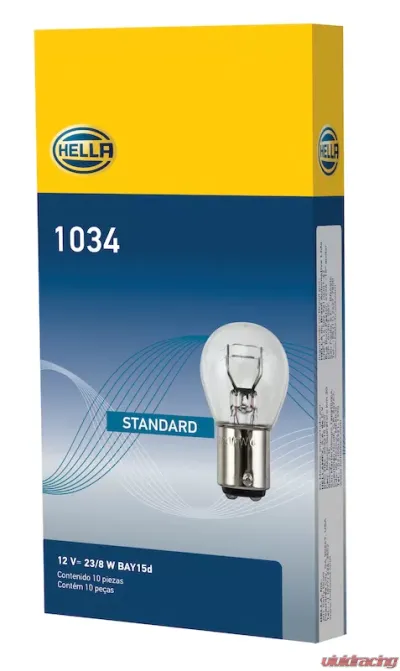 HELLA 1034 Standard Series Incandescent Miniature Light Bulb - 1034