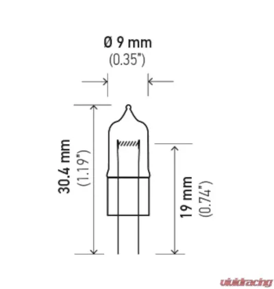 HELLA 891 Standard Series Halogen Light Bulb - 891