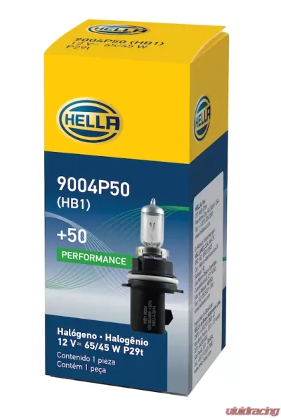 HELLA 9004P50 Performance Series Halogen Light Bulb - 9004P50