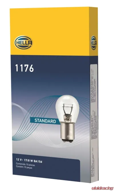 HELLA 1176 Standard Series Incandescent Miniature Light Bulb - 1176