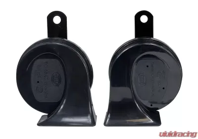Hella HORN KIT BL BLK TRUMPET 12V UNIV - 012010971