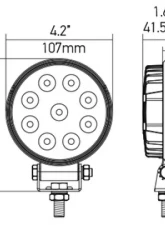Hella WORKLIGHT VALUEFIT 5RD 1.0 LED MV CR BP                                     - 357101002 - Image 10