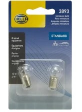HELLA 3893TB Standard Series Incandescent Miniature Light Bulb                                     - 3893TB - Image 9