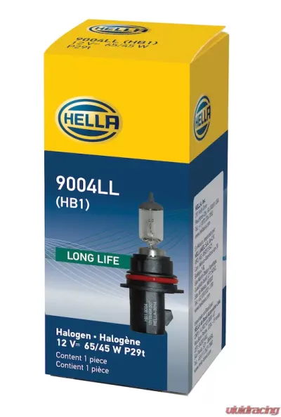 HELLA 9004LL Long Life Series Halogen Light Bulb - 9004LL