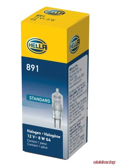 HELLA 891 Standard Series Halogen Light Bulb - 891