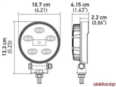 Hella WORKLIGHT VALUEFIT 5RD ECO LED MV CR - 357108001