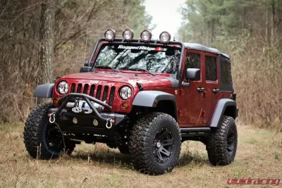 Omix 4-Piece Fender Flare Kit- 07-18 Jeep Wrangler JK - 11609.30