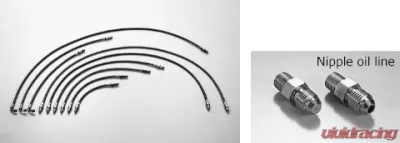 HKS L=460mm Flexible Hose - 1408-RA013