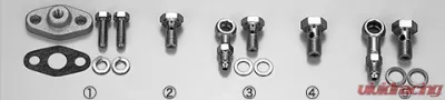 HKS Oil Inlet Parts Kit GTII Turbine - 14008-AK007