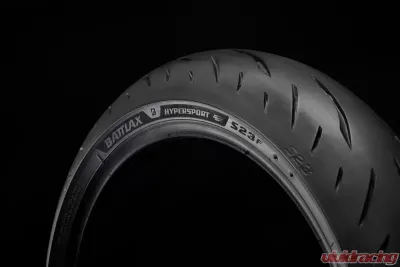Bridgestone Battlax Hypersport S23F Tire - 120/70ZR17 M/C 58W TL - 15924