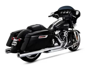 Vance & Hines Dresser Duals Header Pipes PCX Exhaust Chrome Harley Davidson Touring Models 2017-2023
