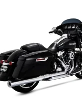 Vance & Hines Dresser Duals Header Pipes PCX Exhaust Chrome Harley Davidson Touring Models 2017-2023                                     - 17351 - Image 2