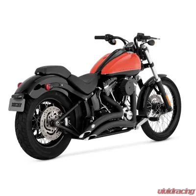 Vance & Hines Big Radius 2-2 Black PCX Full System Exhaust Harley Davidson Softail 1986-2017 - 46369