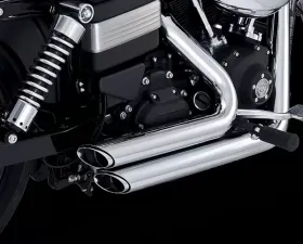 Vance & Hines Shortshots Staggered PCX Full System Exhaust Chrome Harley Davidson Dyna 2012-2017