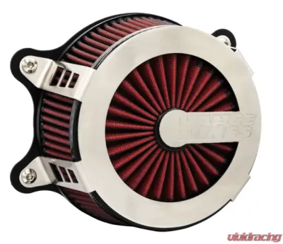 Vance & Hines VO2 Cage Fighter Air Intake Brushed Harley Davidson Touring | Tri Glide | Softail | Dyna 2008-2017 - 70365