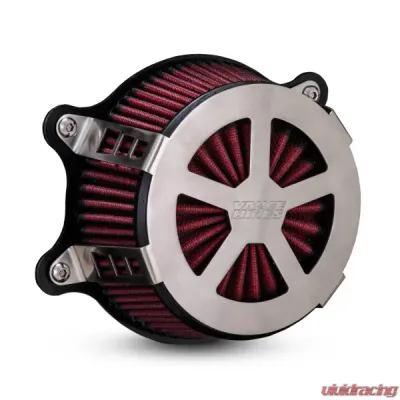 Vance & Hines VO2 Radiant V Intake Brushed Finish Harley Davidson Touring | Tri Glide | Softail | Dyna 2008-2017 - 71463