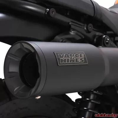 Vance and Hines Hi-Output Slip-On Exhaust Black for 2023-2024 Honda CL500 - 48429