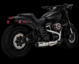 Vance & Hines Stainless 2-into-1 Hi-Output Chrome PCX Full System Exhaust Harley Davidson Softail Models 2018-2024