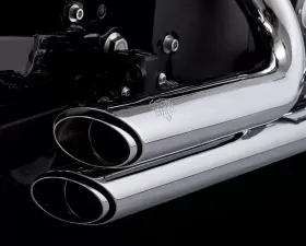 Vance & Hines Shortshots Staggered PCX Full System Exhaust Chrome Harley Davidson Softail Fat Boy | Breakout 2018-2023