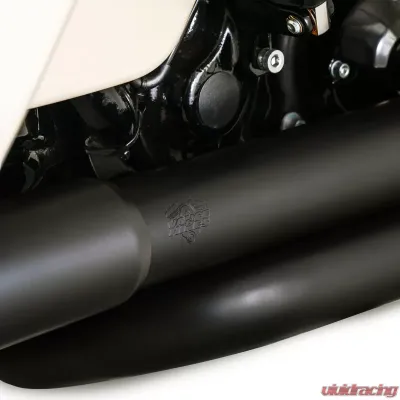 Vance & Hines Dresser Duals Header Pipes PCX Exhaust Black Harley Davidson Touring Models 2017-2023 - 47351