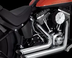 Vance & Hines Shortshots Staggered PCX Full System Exhaust Chrome Harley Davidson Softail 2012-2017