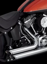 Vance & Hines Shortshots Staggered PCX Full System Exhaust Chrome Harley Davidson Softail 2012-2017                                     - 17325 - Image 2
