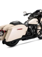 Vance & Hines Dresser Duals Header Pipes PCX Exhaust Black Harley Davidson Touring Models 2017-2023                                     - 47351 - Image 2