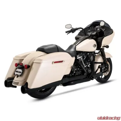 Vance & Hines Dresser Duals Header Pipes PCX Exhaust Black Harley Davidson Touring Models 2017-2023 - 47351