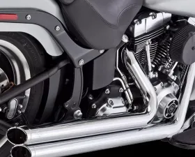 Vance & Hines Bigshots Staggered PCX Full System Exhaust Chrome Harley Davidson Softail 1986-2017