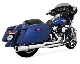 Vance & Hines Pro Pipe 2-1 Chrome PCX Full System Exhaust Harley Davidson Touring Models 2017-2023