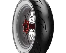 Avon Cobra Chrome AV92 White Sidewall Rear Tire - 150/70-18 76V
