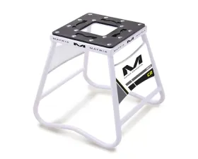 Matrix Concepts C2 Mini Steel Stand with Nameplate - White