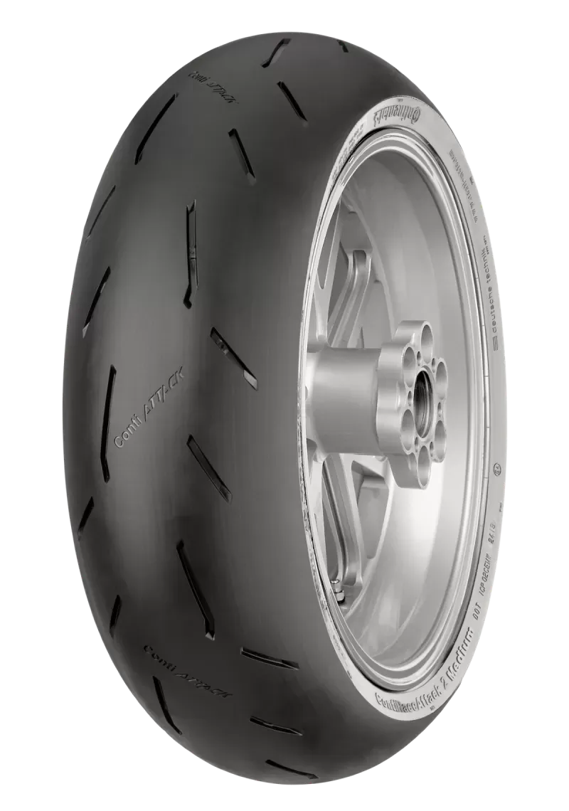 Continental ContiRaceAttack 2 Medium - 180/60 ZR17 M/C 75W TL Rear - 02446560000