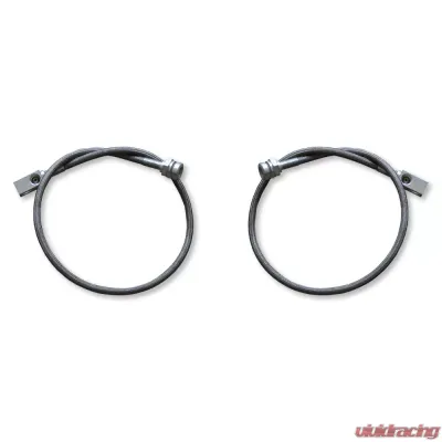 Rock Krawler Front Stainless Steel Long Travel Brake Lines TJ | LJ - RK00054-A