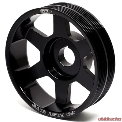 Go Fast Bits GFB Non-Underdrive Crank Pulley for Subaru WRX 02-10, Lightweight Design - 2009