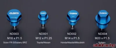 Cusco Magnetic Oil Drain Plug - 00B 001 ND02